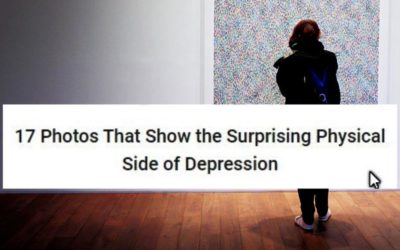 Discussing 17 photos that show the physical side and symptoms of depression