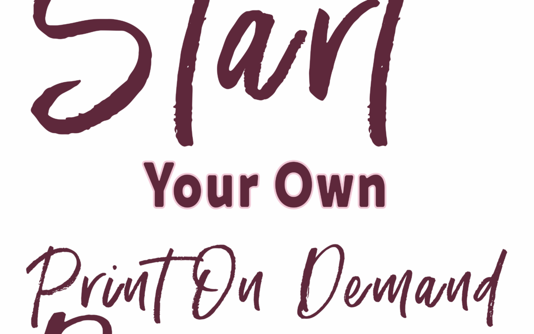 POD – Print On Demand Short-Cut-Training Course